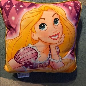 Disney Parks Rapunzel Decorative Signature  Pillow 11x11